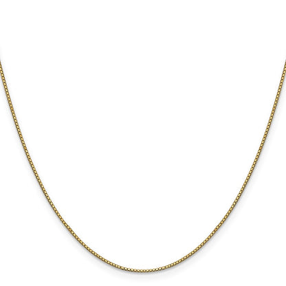 14K Gelbgold.9mm Venezianer mit Karabinerverschluss Halskette