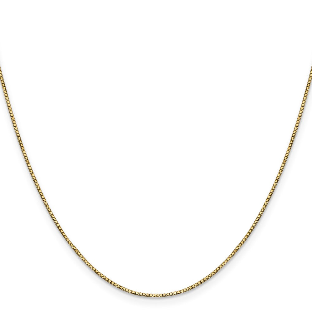 14K Gelbgold.9mm Venezianer mit Karabinerverschluss Kette Kinder Halskette