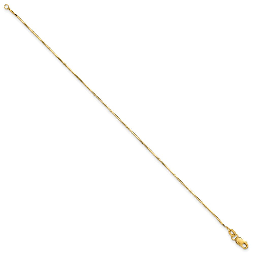 14K Gelbgold.9mm Venezianer mit Karabinerverschluss Gliederarmband