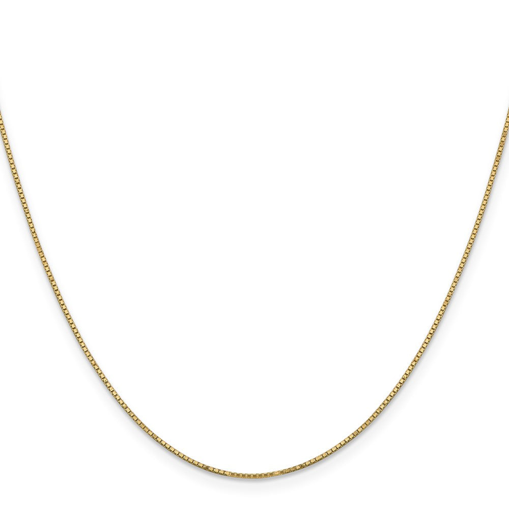 14K Gelbgold.9mm Venezianer mit Federring Verschluss Halskette