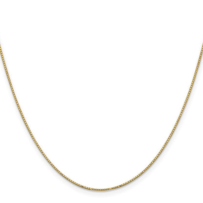 14K Gelbgold.9mm Venezianer mit Federring Verschluss Halskette
