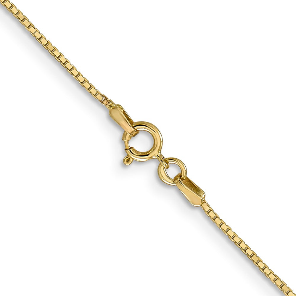 14K Gelbgold.9mm Venezianer mit Federring Verschluss Halskette
