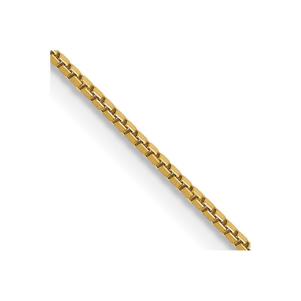 14K Gelbgold.9mm Venezianer mit Federring Verschluss Halskette