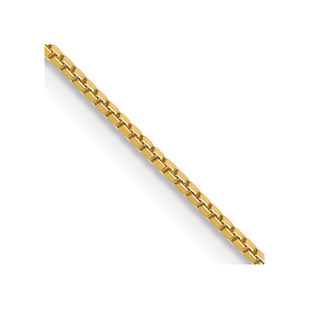 14K Gelbgold.9mm Venezianer mit Karabinerverschluss Kette Kinder Halskette