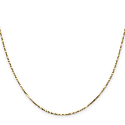 14K Gelbgold.95mm Venezianer mit Karabinerverschluss Halskette