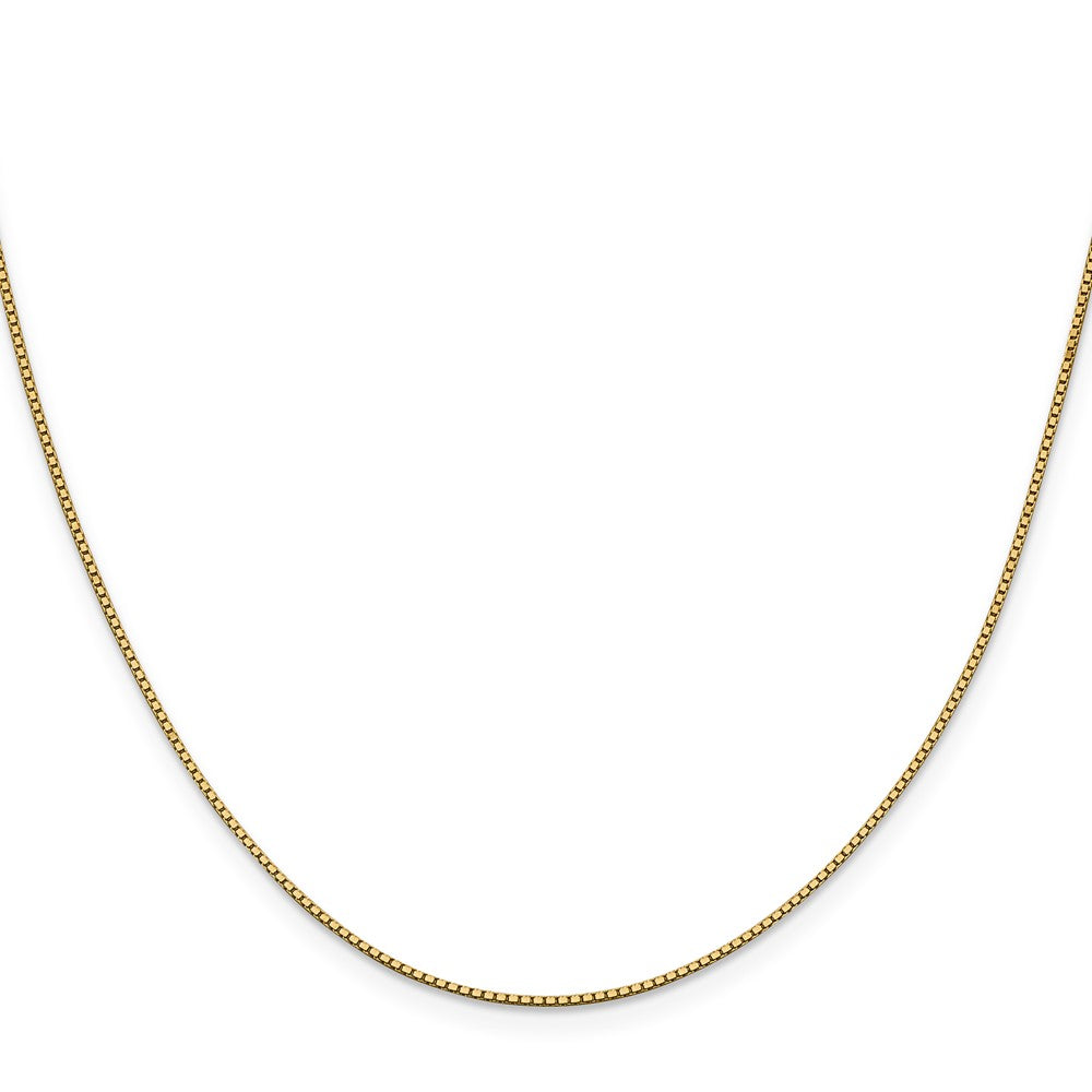14K Gelbgold.95mm Venezianer mit Karabinerverschluss Kinder Halskette
