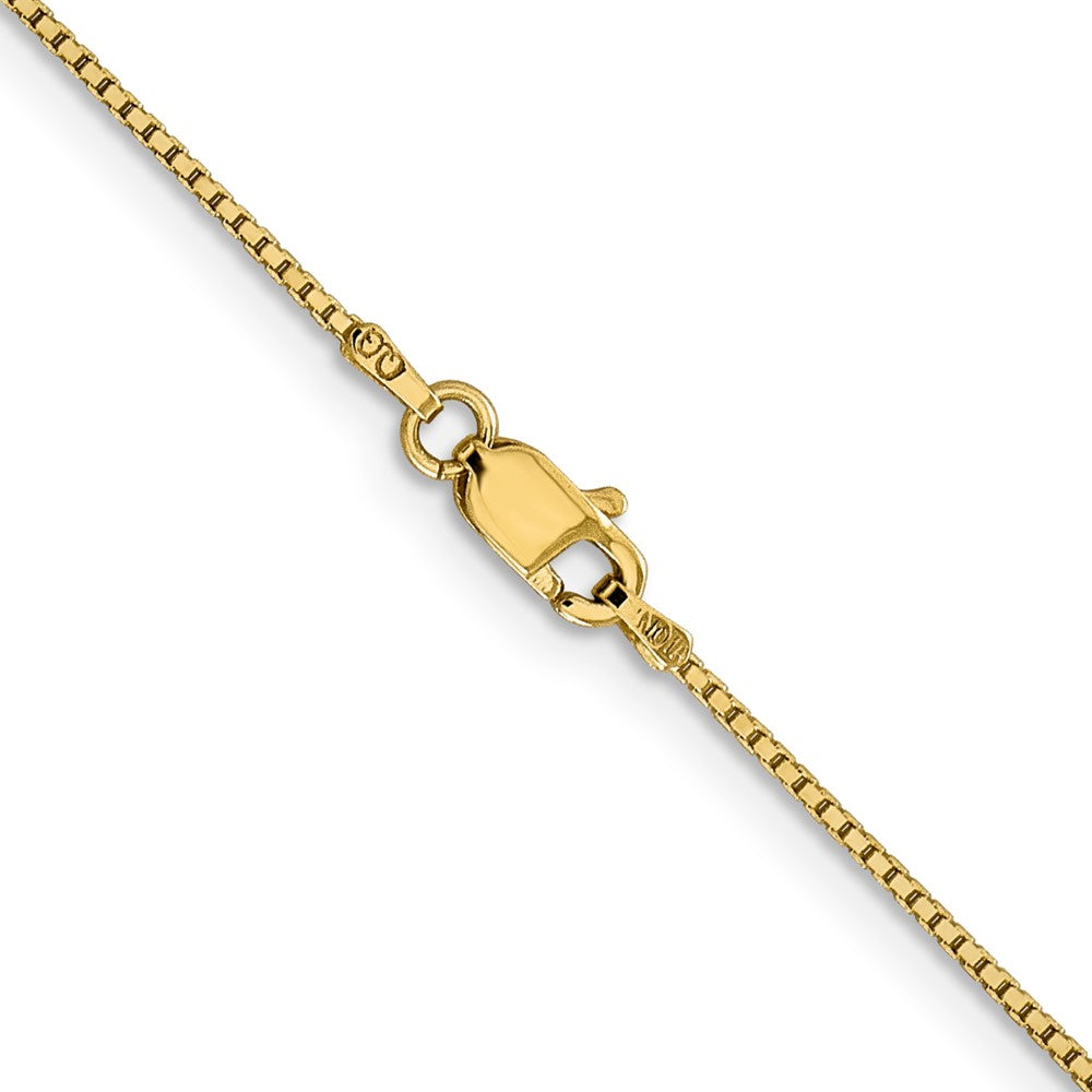 14K Gelbgold.95mm Venezianer mit Karabinerverschluss Halskette