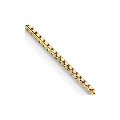 14K Gelbgold.95mm Venezianer mit Karabinerverschluss Kinder Halskette