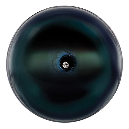 Edelstein Schwarz Süßwasser Zuchtperle 4mm Halb Drilled Rund