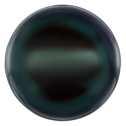 Edelstein Schwarz Süßwasser Zuchtperle 4mm Halb Drilled Rund