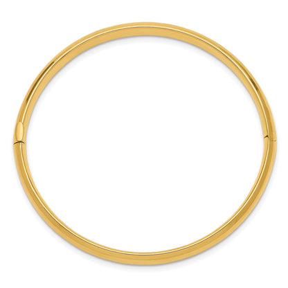 14K Gelbgold 3/16 Poliert Klappbar Baby Armreif