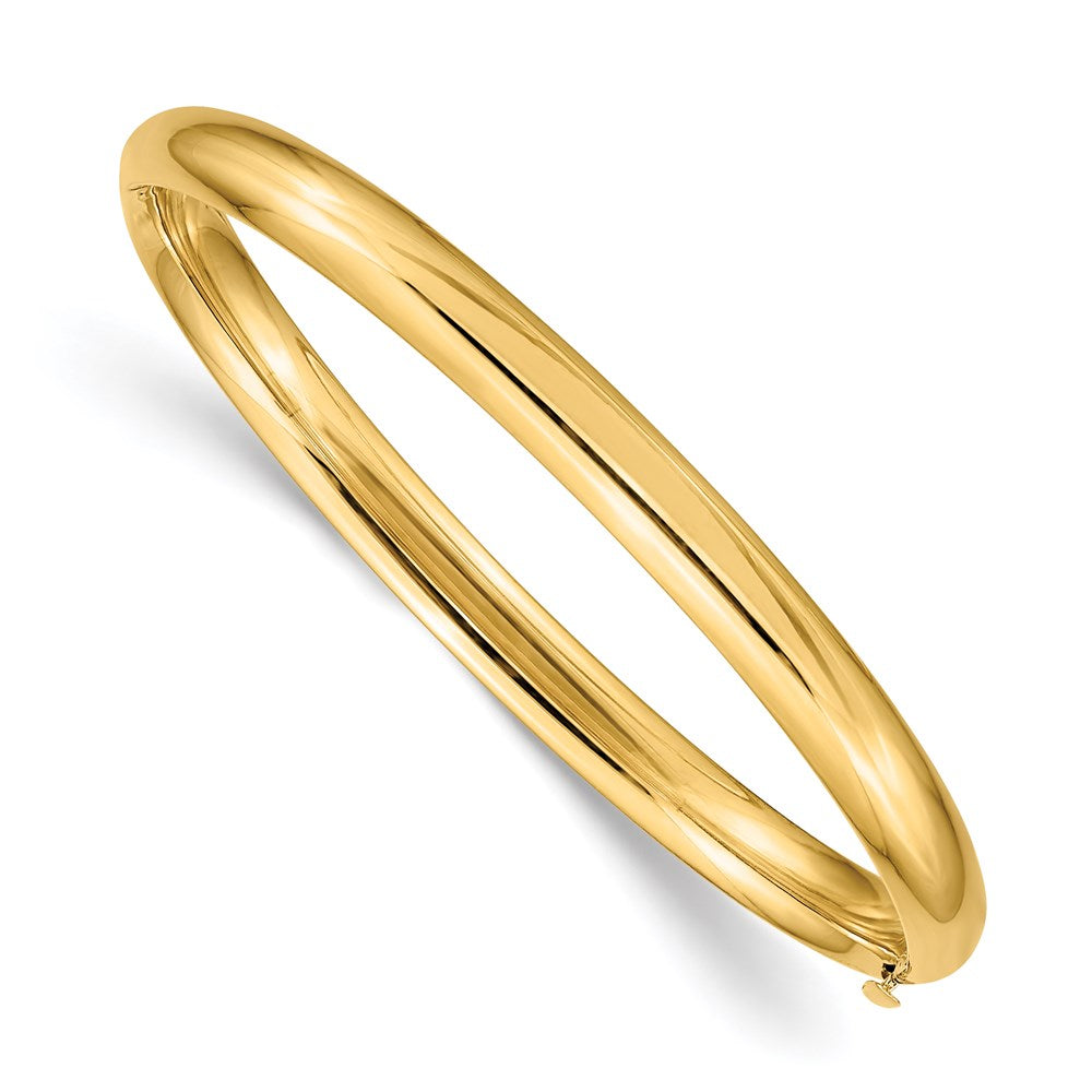 14K Gelbgold 3/16 Poliert Klappbar Baby Armreif