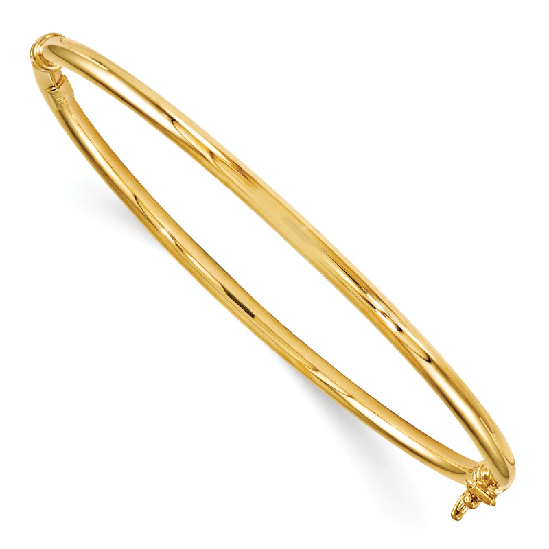14K Gelbgold Poliert Klappbar Armreif