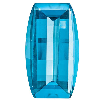 Edelstein Schweizer Blautopas Aa Qualität 20x10mm Barrel