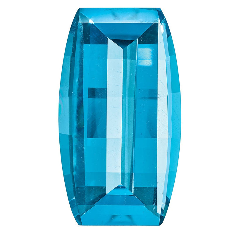 Edelstein Schweizer Blautopas Aa Qualität 20x10mm Barrel