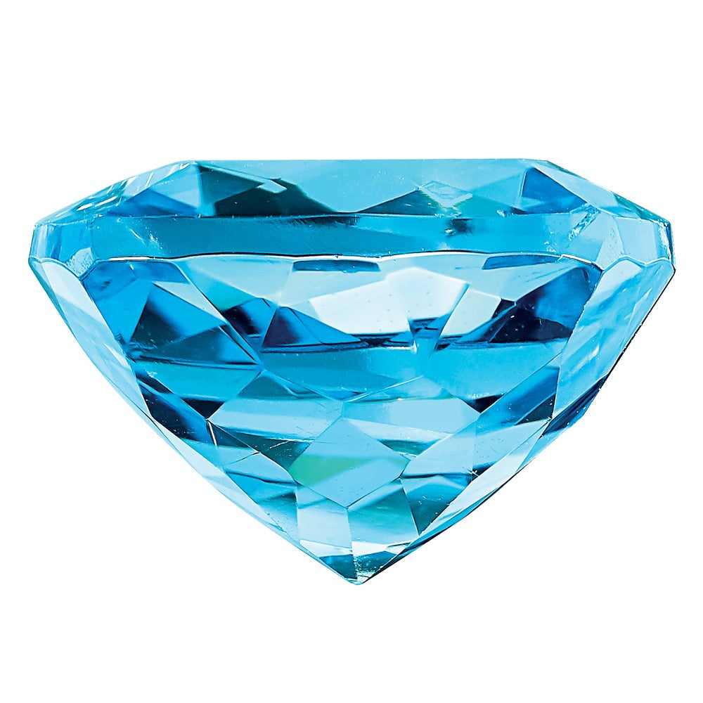 Edelstein Schweizer Blautopas Aa Qualität 8x6mm Antik Kissen Lang