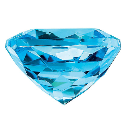 Edelstein Schweizer Blautopas Aa Qualität 12mm Antik Kissen