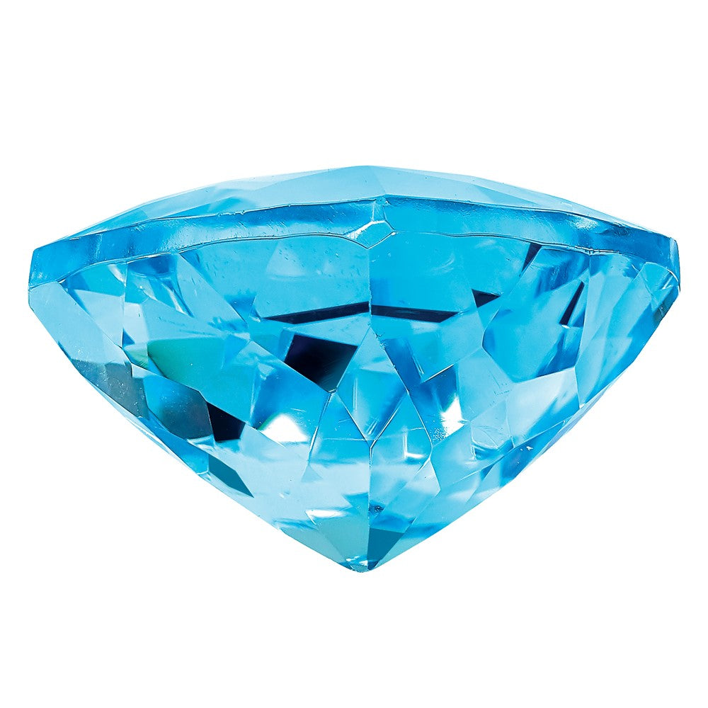 Edelstein Schweizer Blautopas Aa Qualität 8x6mm Antik Kissen Lang