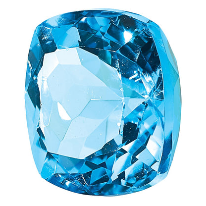 Edelstein Schweizer Blautopas Aa Qualität 8x6mm Antik Kissen Lang