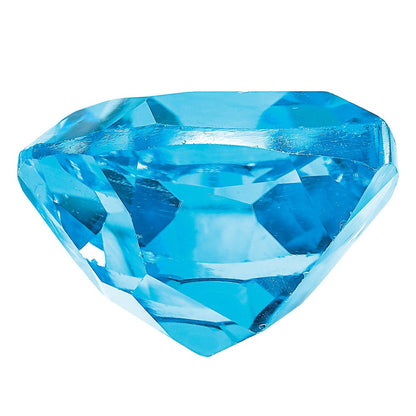 Edelstein Schweizer Blautopas Aa Qualität 7mm Herz
