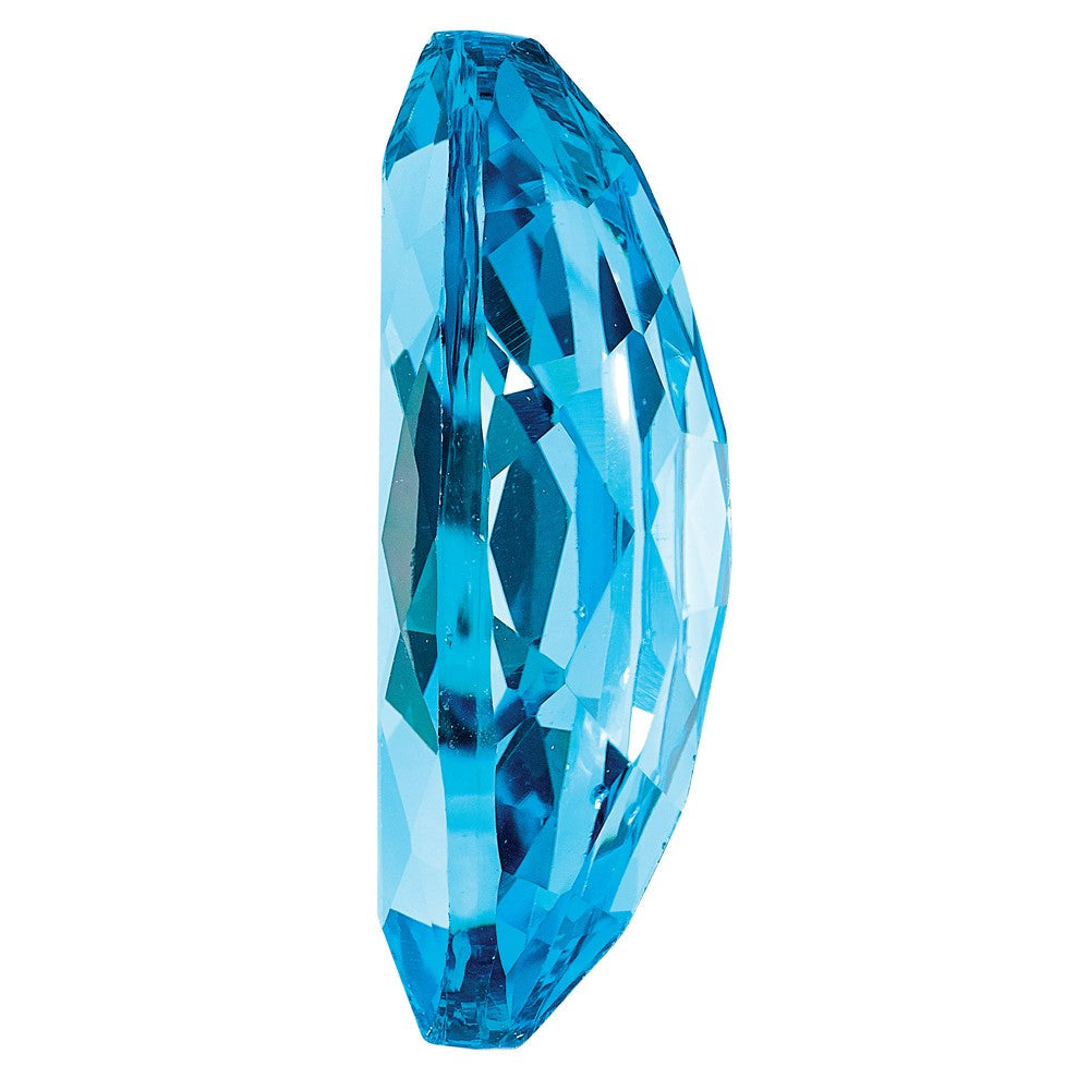 Edelstein Schweizer Blautopas Aa Qualität 14x7mm Marquise