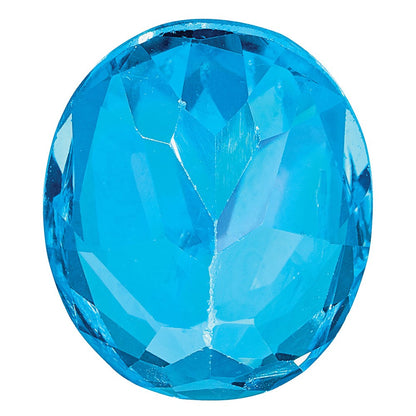 Edelstein Schweizer Blautopas Aa Qualität 9x7mm Oval