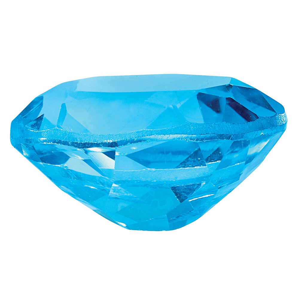 Edelstein Schweizer Blautopas Aa Qualität 9x7mm Oval