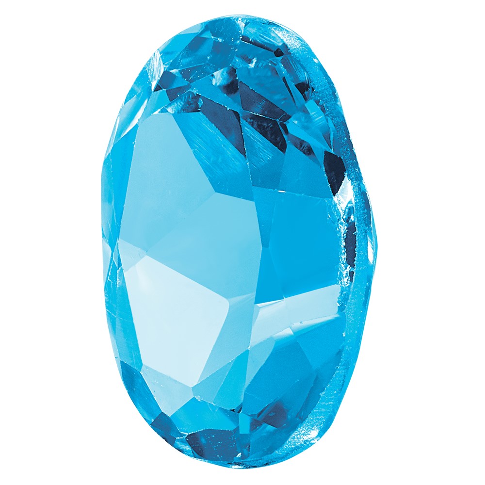 Edelstein Schweizer Blautopas Aa Qualität 9x7mm Oval