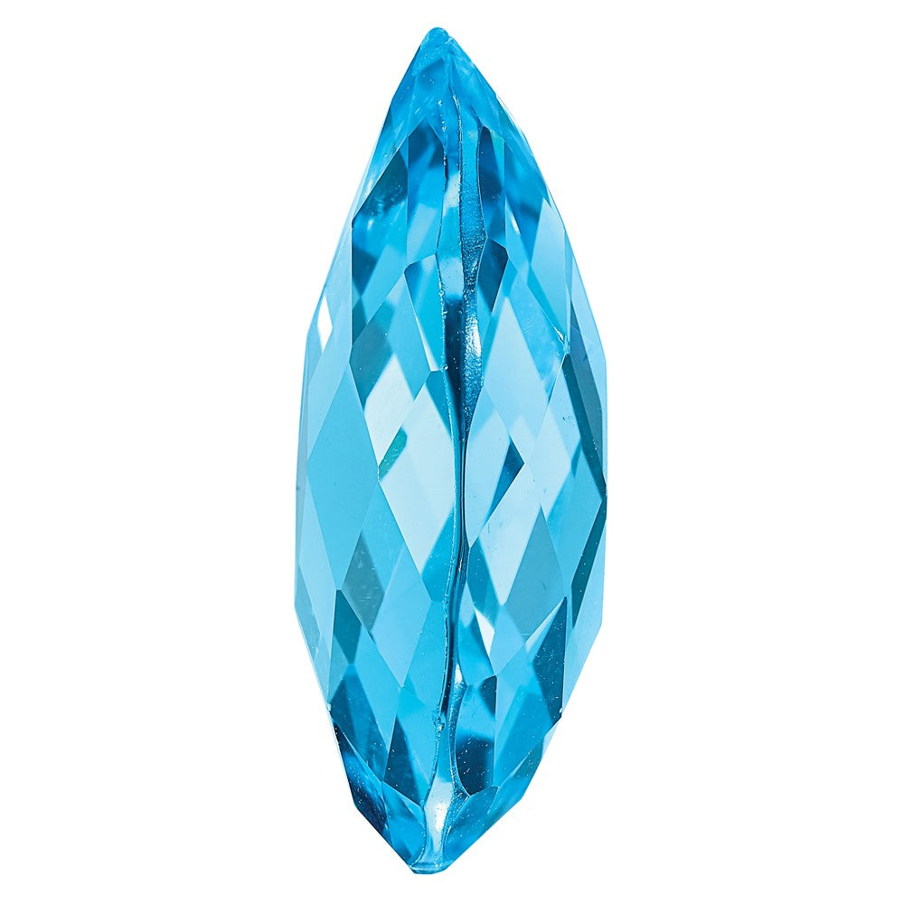 Edelstein Schweizer Blautopas Aa Qualität 16x12mm Tropfen Briolette