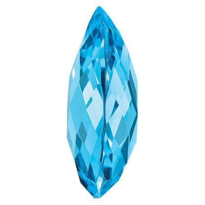Edelstein Schweizer Blautopas Aa Qualität 16x12mm Tropfen Briolette