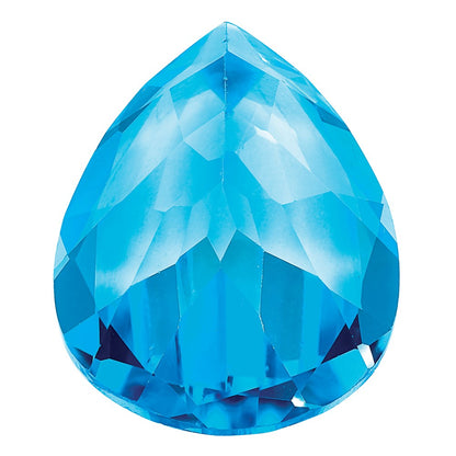 Edelstein Schweizer Blautopas Aa Qualität 7x5mm Tropfen