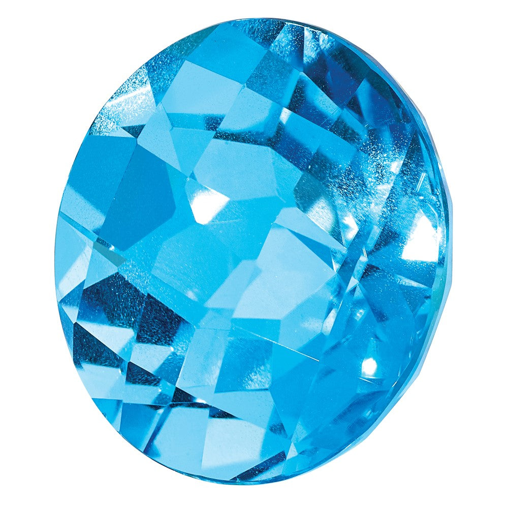 Edelstein Schweizer Blautopas Aa Qualität 10mm Rund Schachbrett