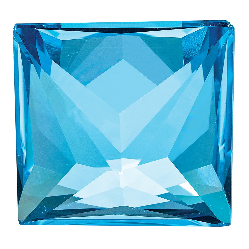 Edelstein Schweizer Blautopas Aa Qualität 12mm Princess
