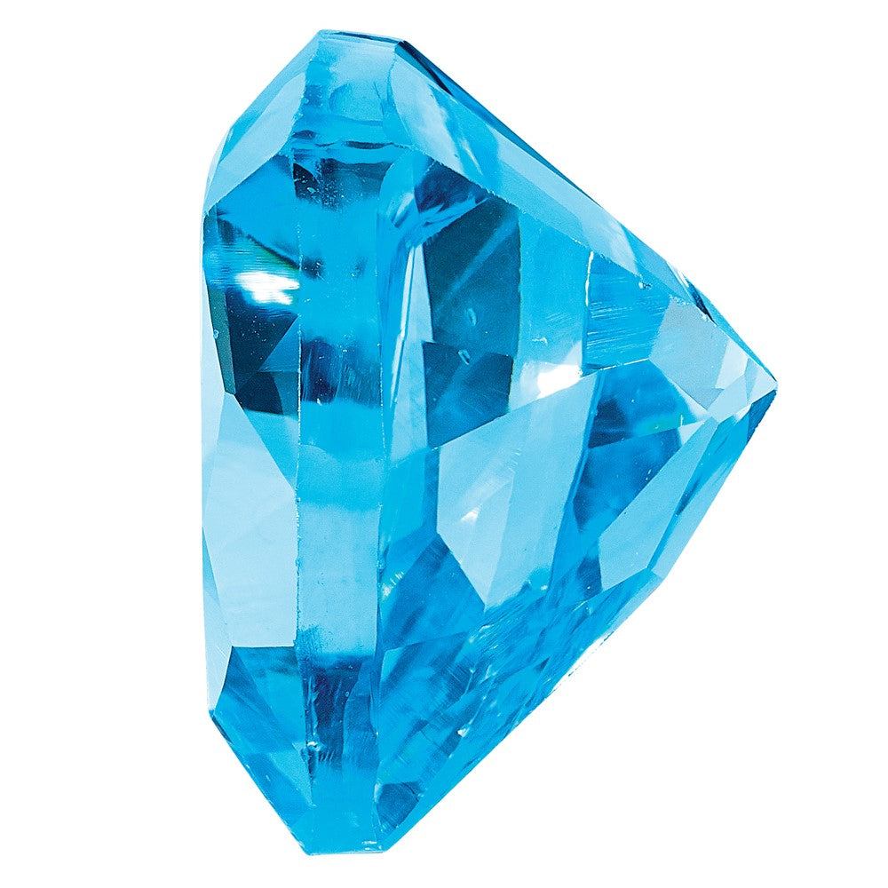 Edelstein Schweizer Blautopas Aa Qualität 5mm Trillant