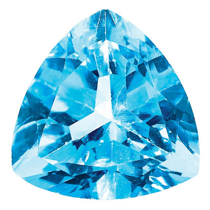 Edelstein Schweizer Blautopas Aa Qualität 5mm Trillant