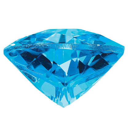 Edelstein Schweizer Blautopas Aa Qualität 12mm Trillant Schachbrett