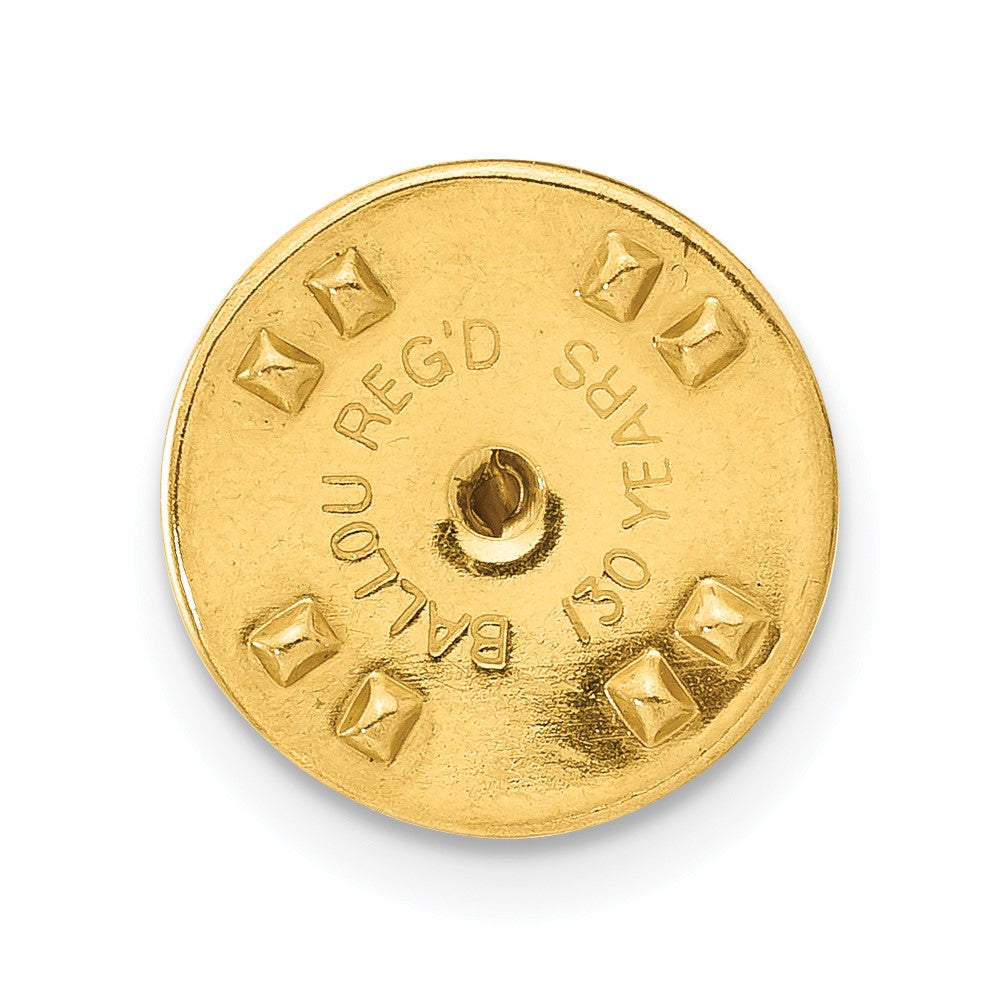 Messing/yellow Messing Gelb (100 Pack) Krawatten-tac Rückseite Component