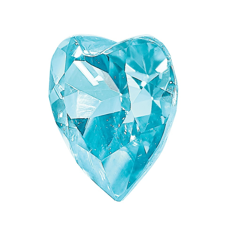 Edelstein Blau Zircon Aa Qualität 3mm Herz
