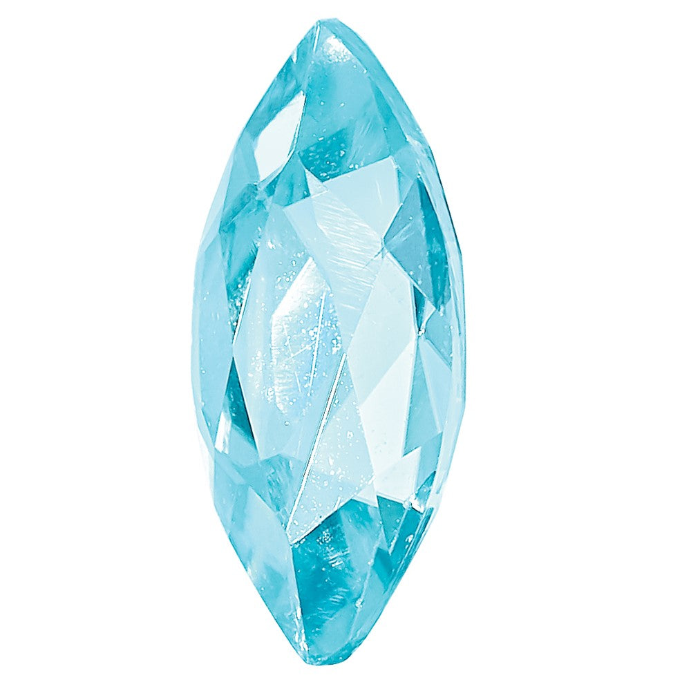Edelstein Blau Zircon Aa Qualität 5x2.5mm Marquise