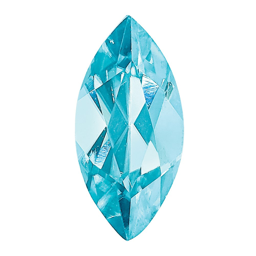 Edelstein Blau Zircon Aa Qualität 6x3mm Marquise