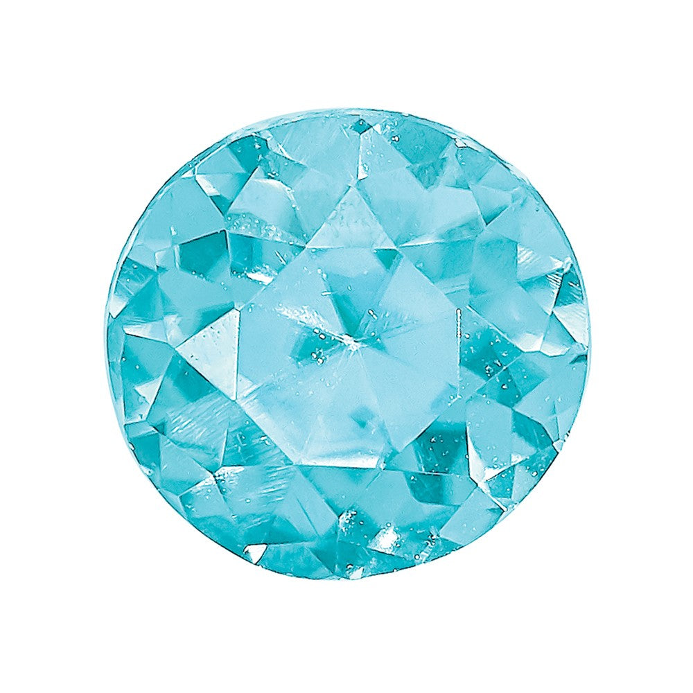 Edelstein Blau Zircon Aa Qualität 2mm Rund