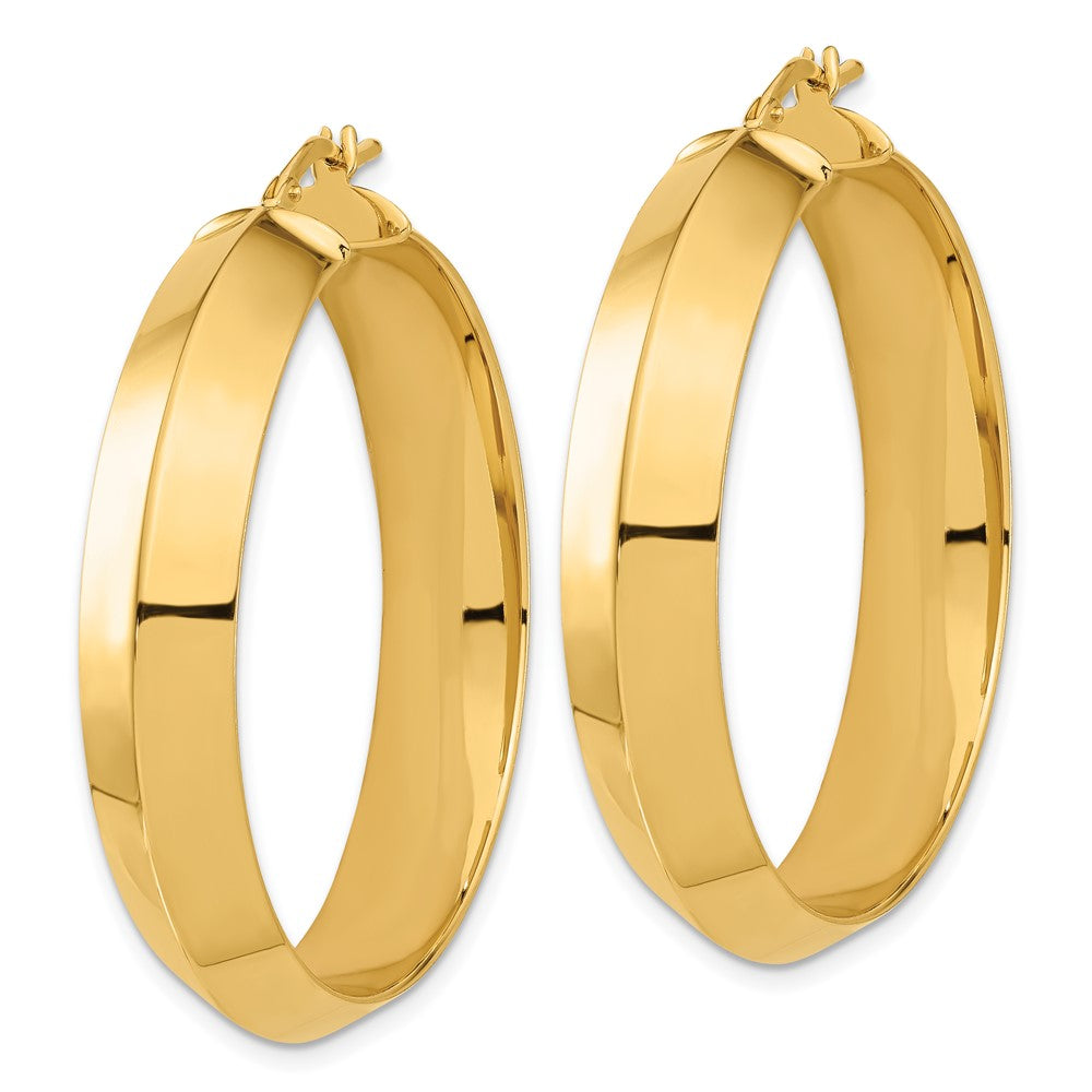 Bronze/yellow Bronze Poliert Rund Creolen