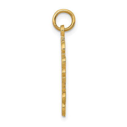 14K Gelbgold Charm „#1 WIFE" (Nummer 1 Ehefrau)