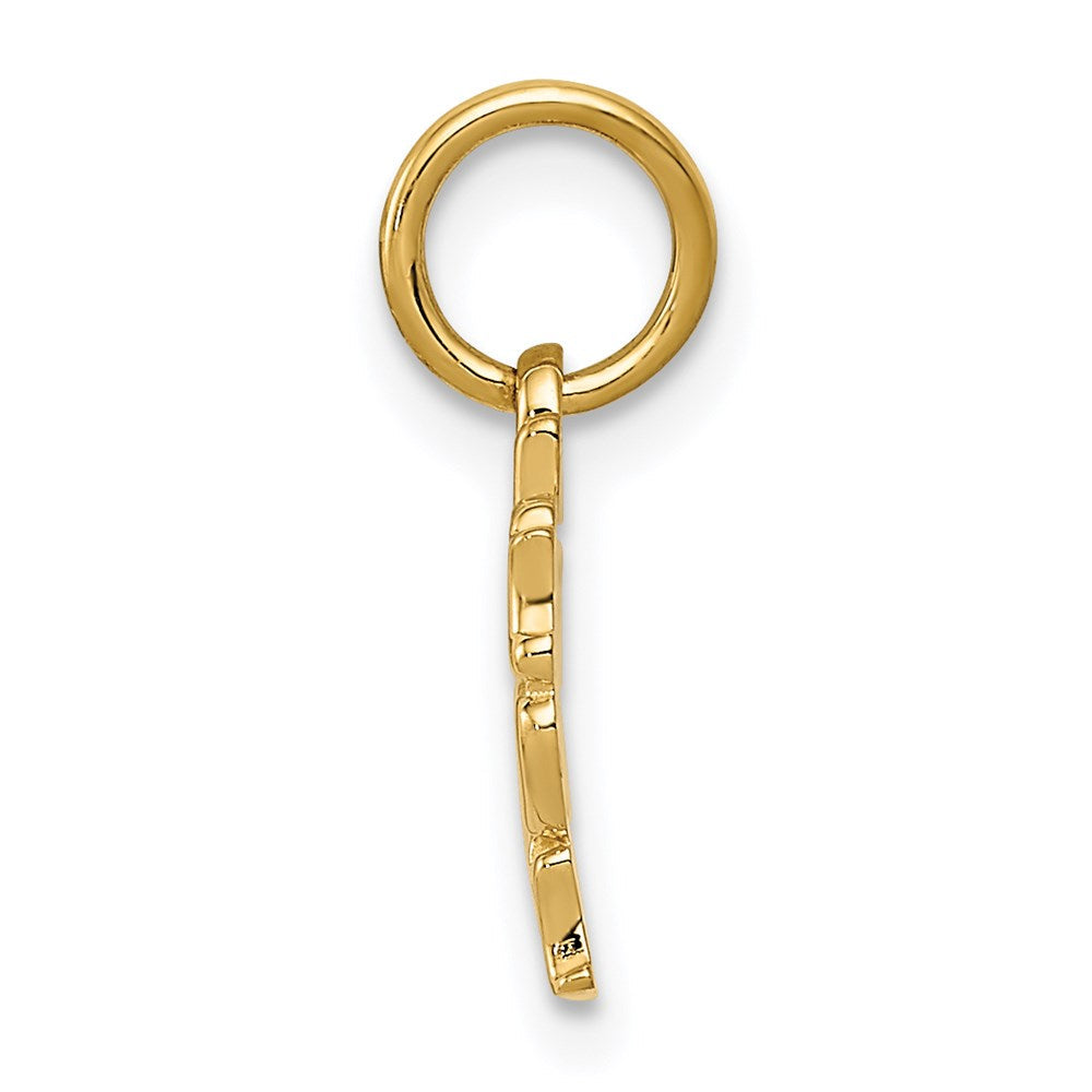 14K Gelbgold Zusammen für Immer Charm