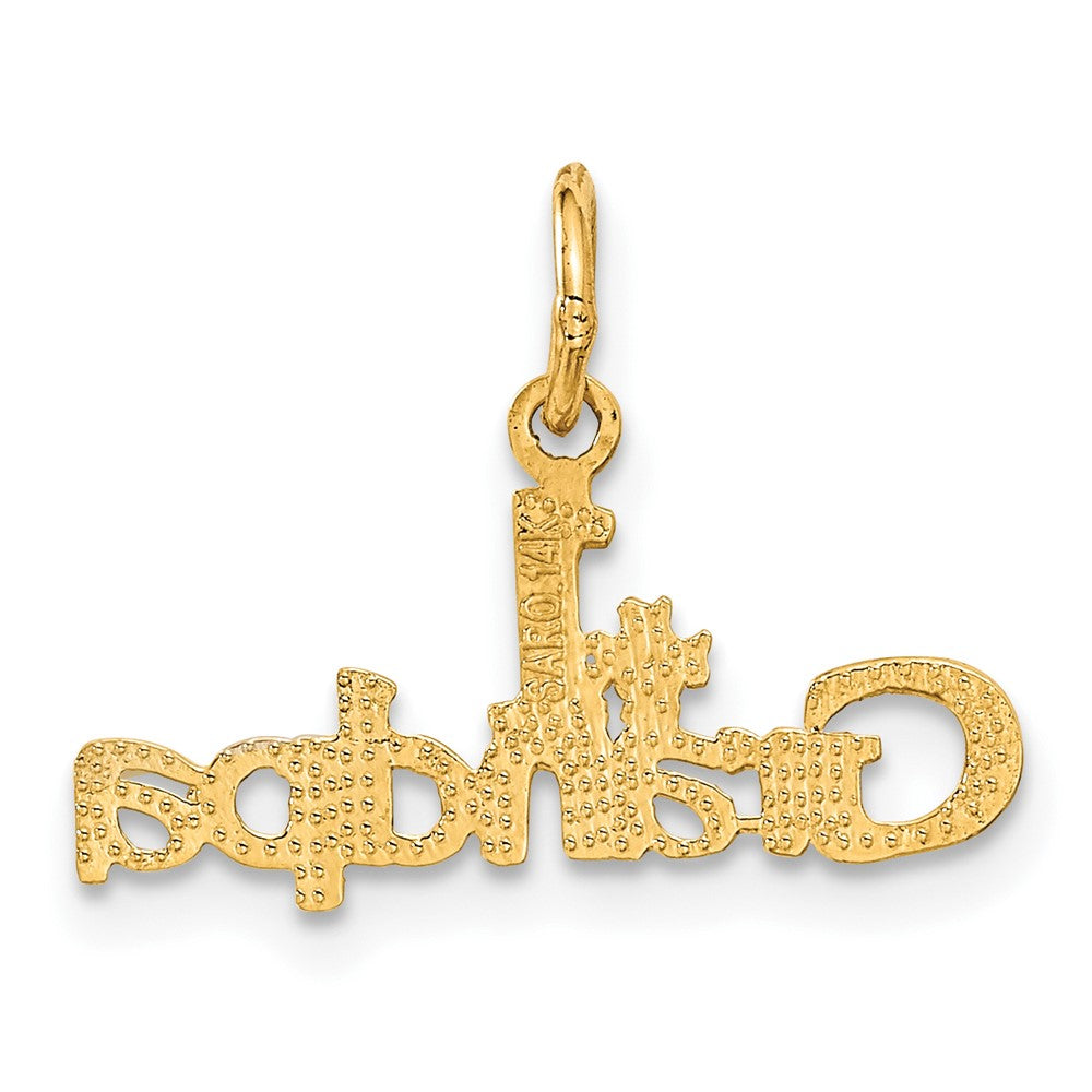 14K Gelbgold #1 Opa Charm