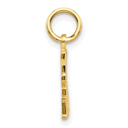 14K Gelbgold Talking - Leben Liebe Lachen Charm