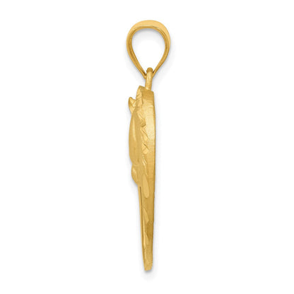 14K Gelbgold Pferd-Anhänger