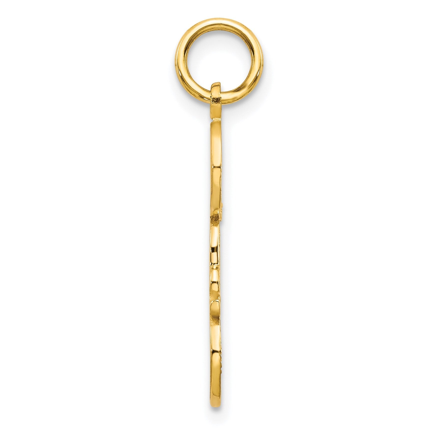14K Gelbgold Dad Charm