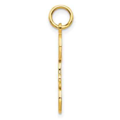 14K Gelbgold Dad Charm