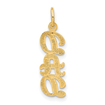 14K Gelbgold Dad Charm